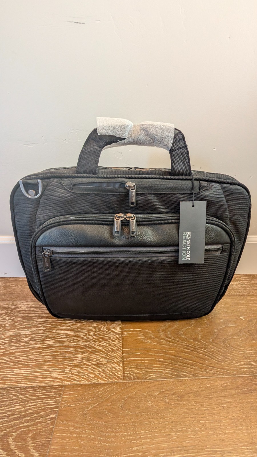 Kenneth Cole Reaction R-Tech “Long Way To Go” Slim Double Gusset Laptop Briefcas