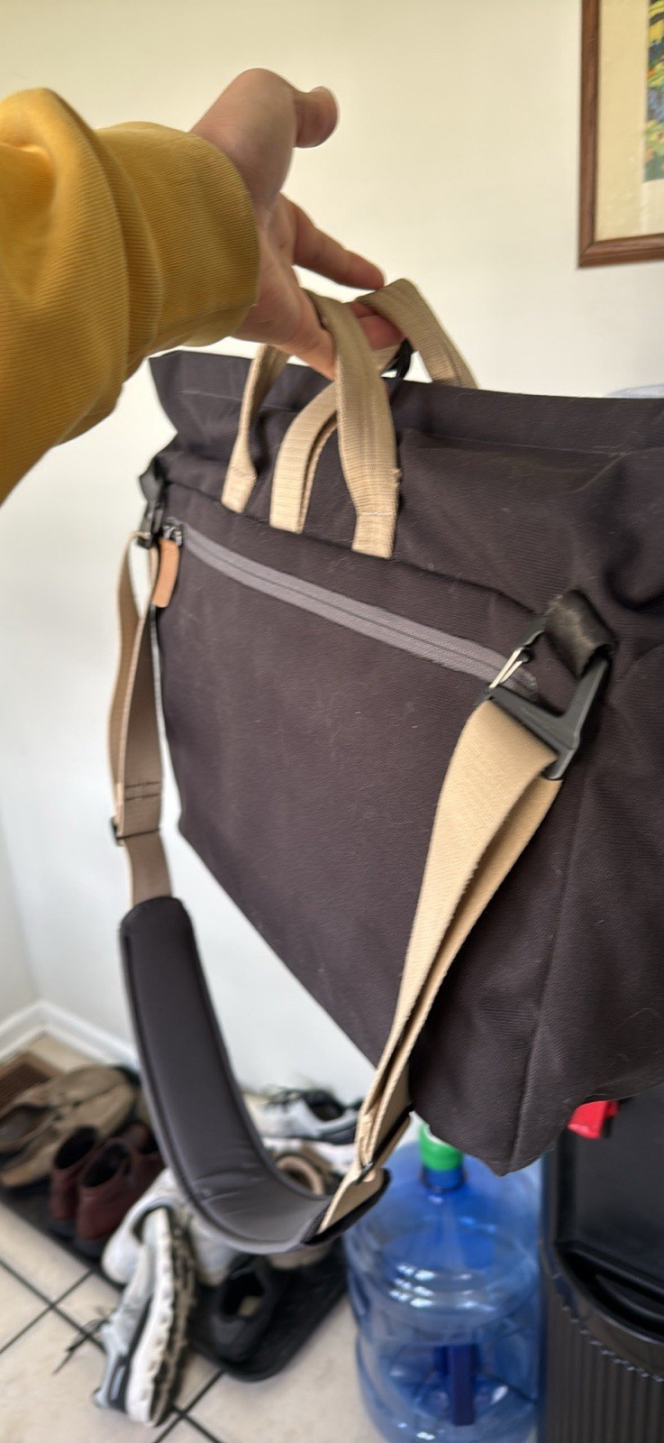 Bellroy System Slate Messenger Office Shoulder Travel Bag 16L Fits 16” Laptop.