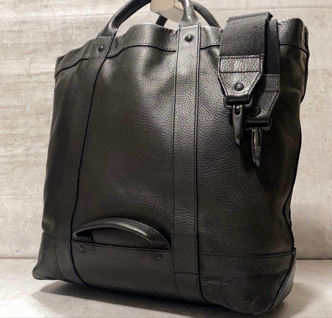 Authentic Yoshida Kaban PORTER Business Tote Bag 2-Way A4 Large Black 12cm Depth
