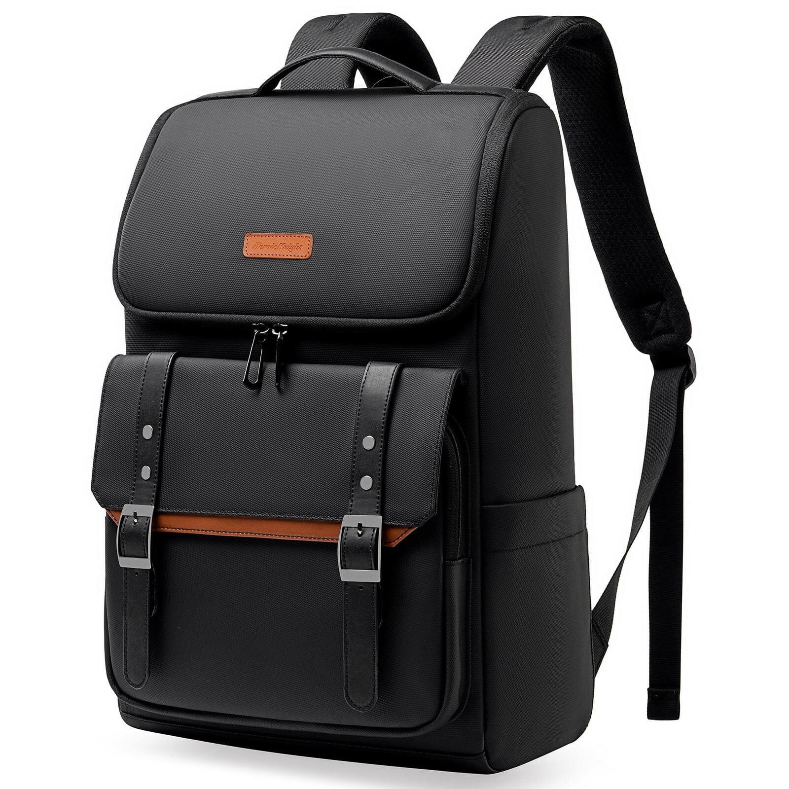 hk Vintage College Backpack for Women and Men, Travel Laptop Backpack with Anti