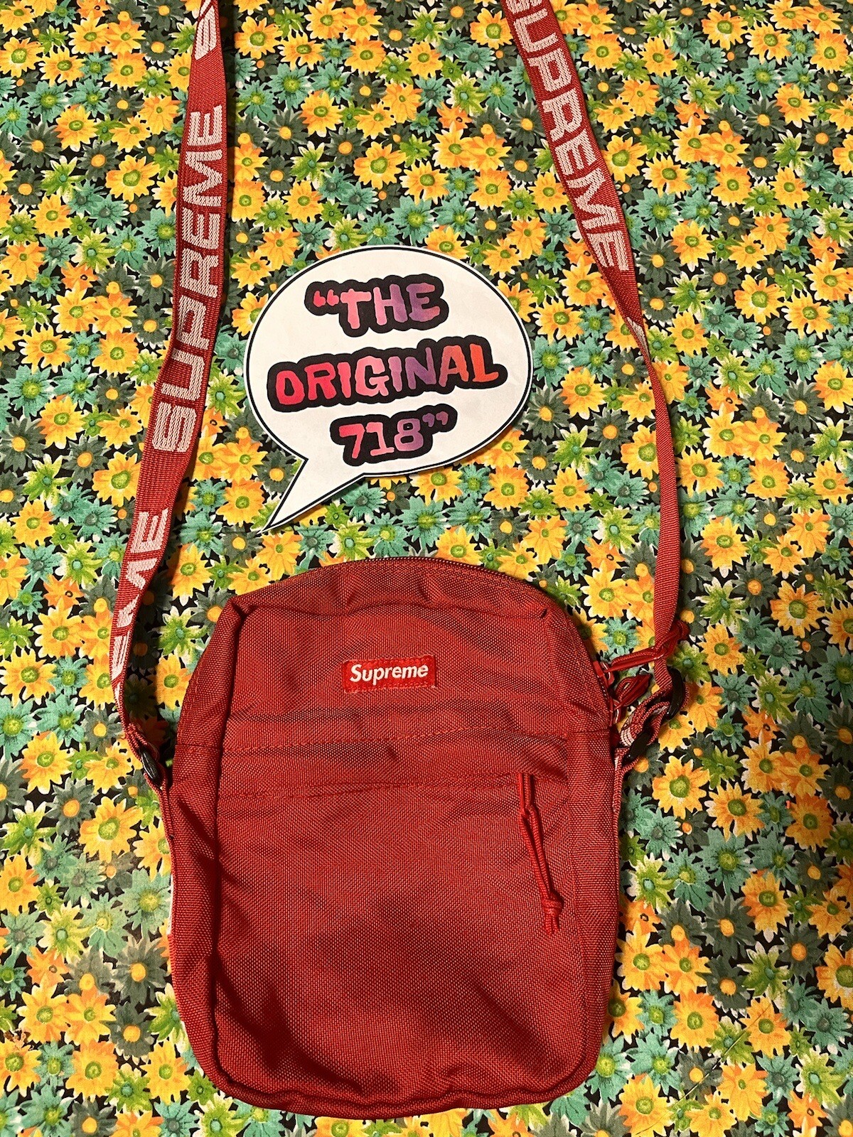 Supreme SS18 Shoulder Bag – Red Supreme Box Logo