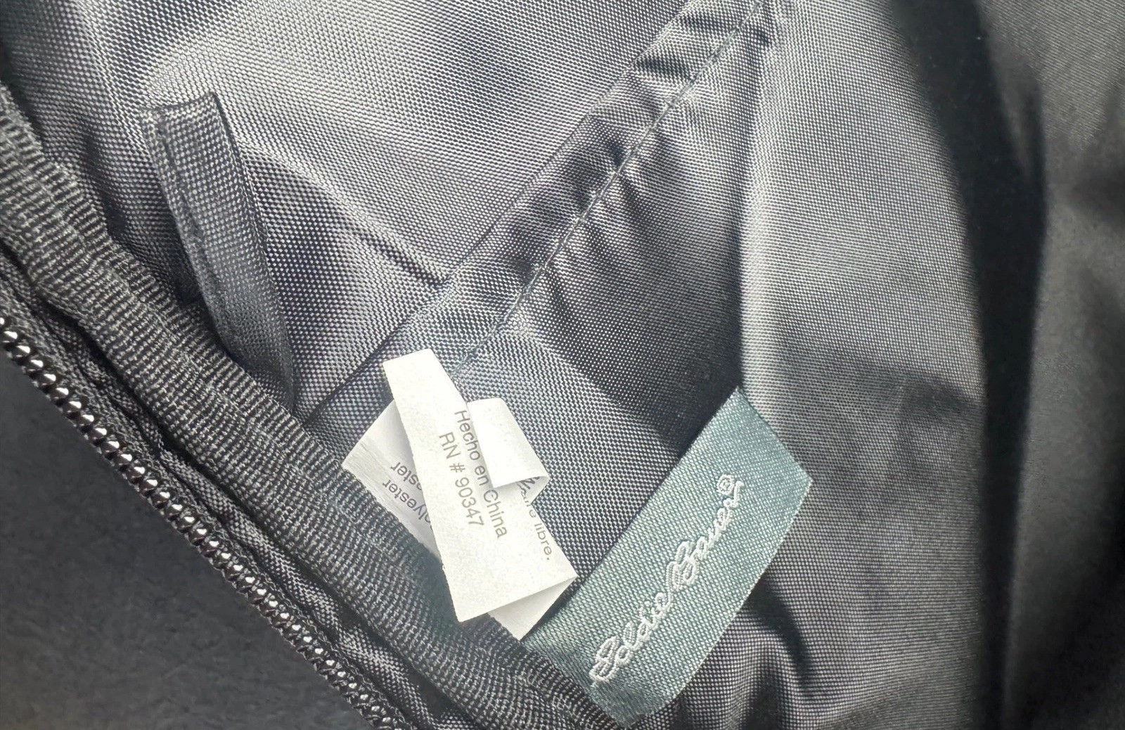 Eddie Bauer First Adventure Backpack Black Camo Daypack Travel School Mens Bag