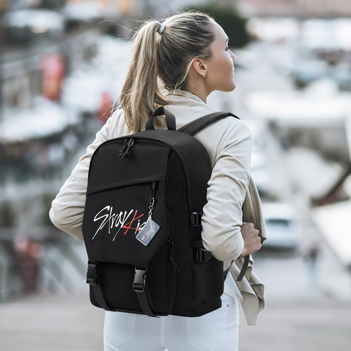 Stray Backpack Merch Skz Schoolbag Casual Travel Laptop Backpack for Stay Fans G
