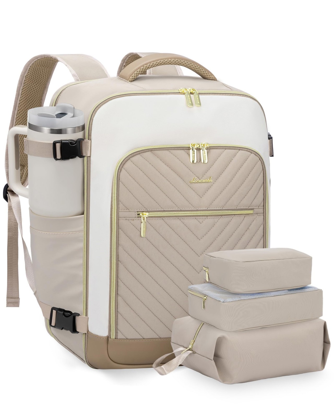 Large Travel Backpack for Women, TSA Carry on Backpack for Airplanes, 40L Per…