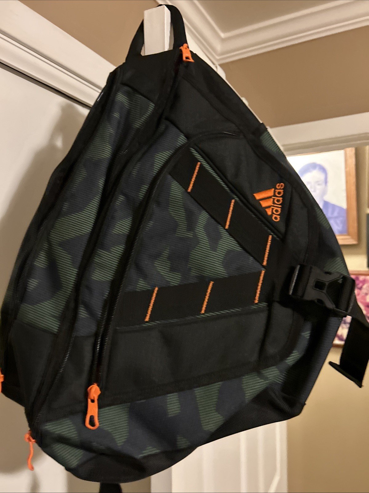 Adidas Crossbody Sling Single Strap Load Spring Backpack Soccer School Camo New