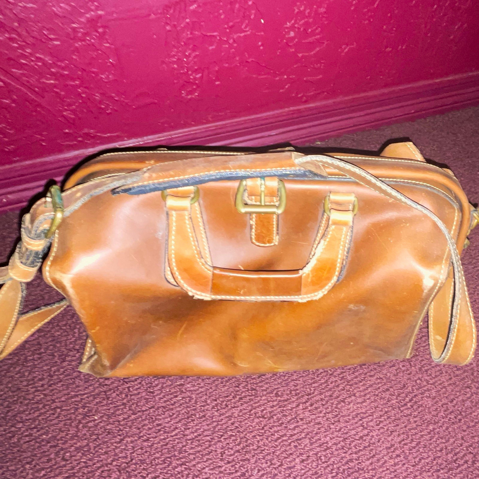 Holland Brothers Brown Range Bag Buckle Adjustable Strap