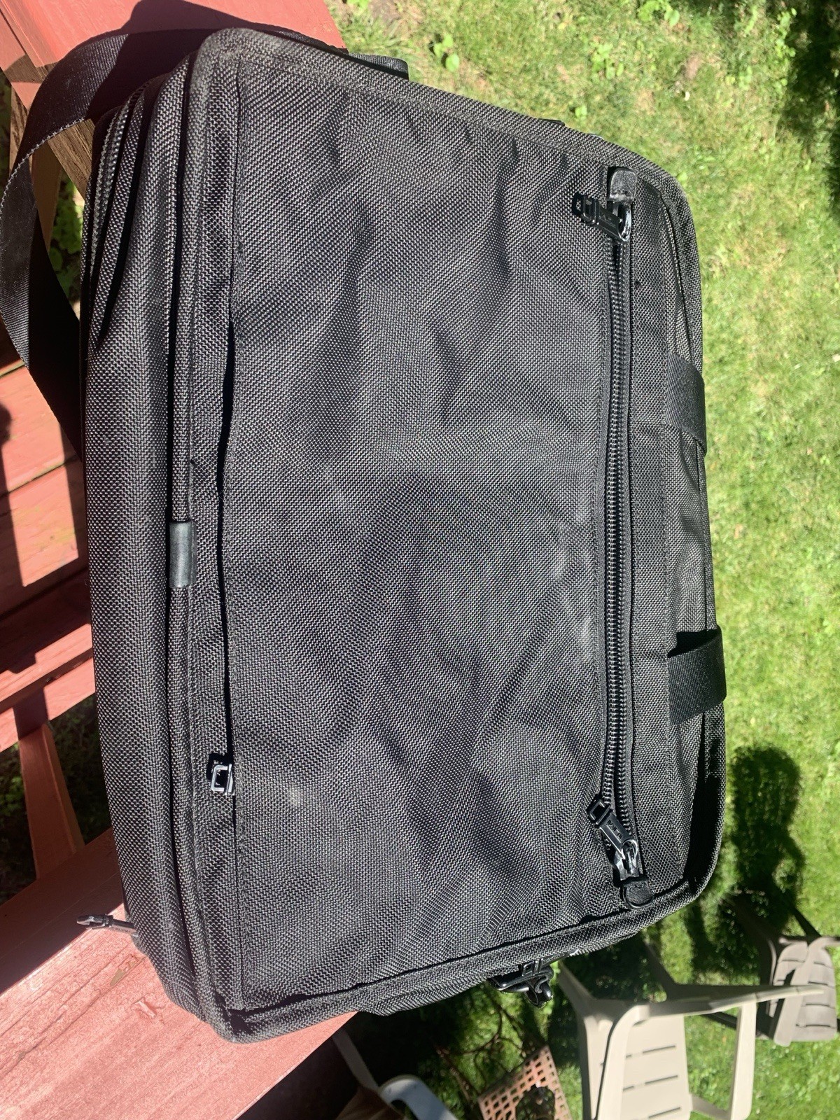 Tumi Alpha Briefcase | FXT Ballistic Nylon | 15” Laptop | With Shoulder Strap