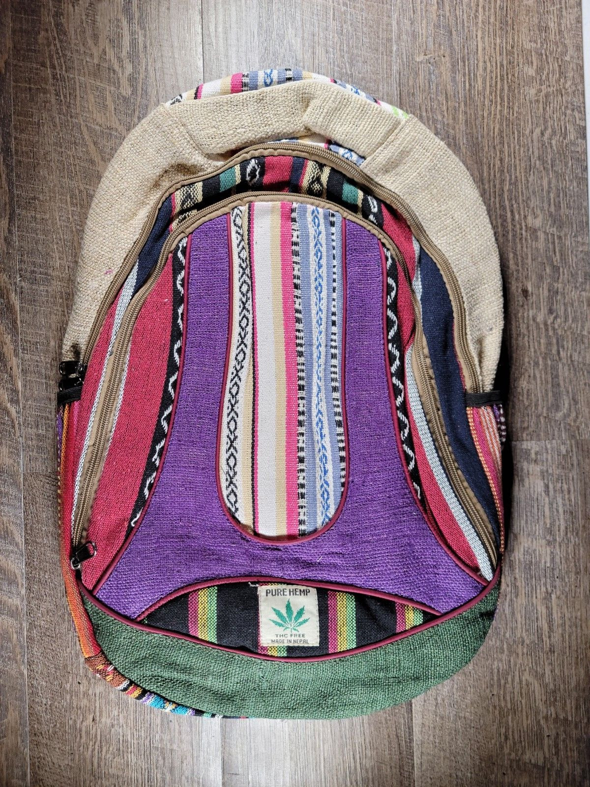 Pure Hemp Backpack New 2H