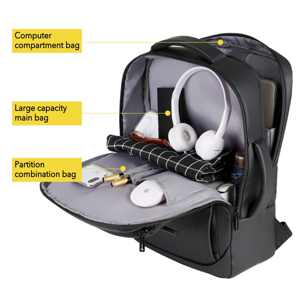 15.6″ Business Travel Laptop Backpack Men Women Suitcase Luggage Bag &Usb Charge