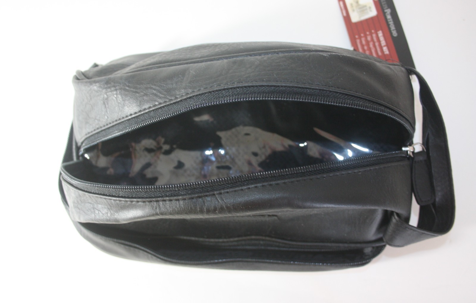 Perry Ellis Portfolio Travel Kit Two Zippered Sections NEW