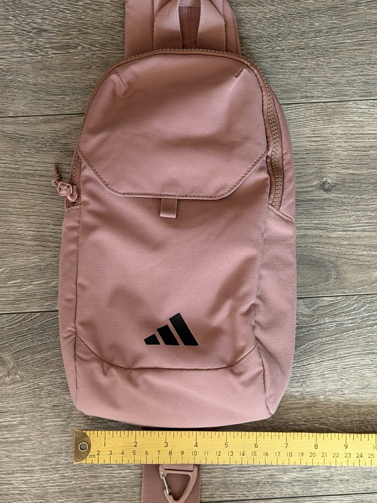 Adidas Essentials Sling Crossbody Bag Pink Adjustable Strap Compact Travel