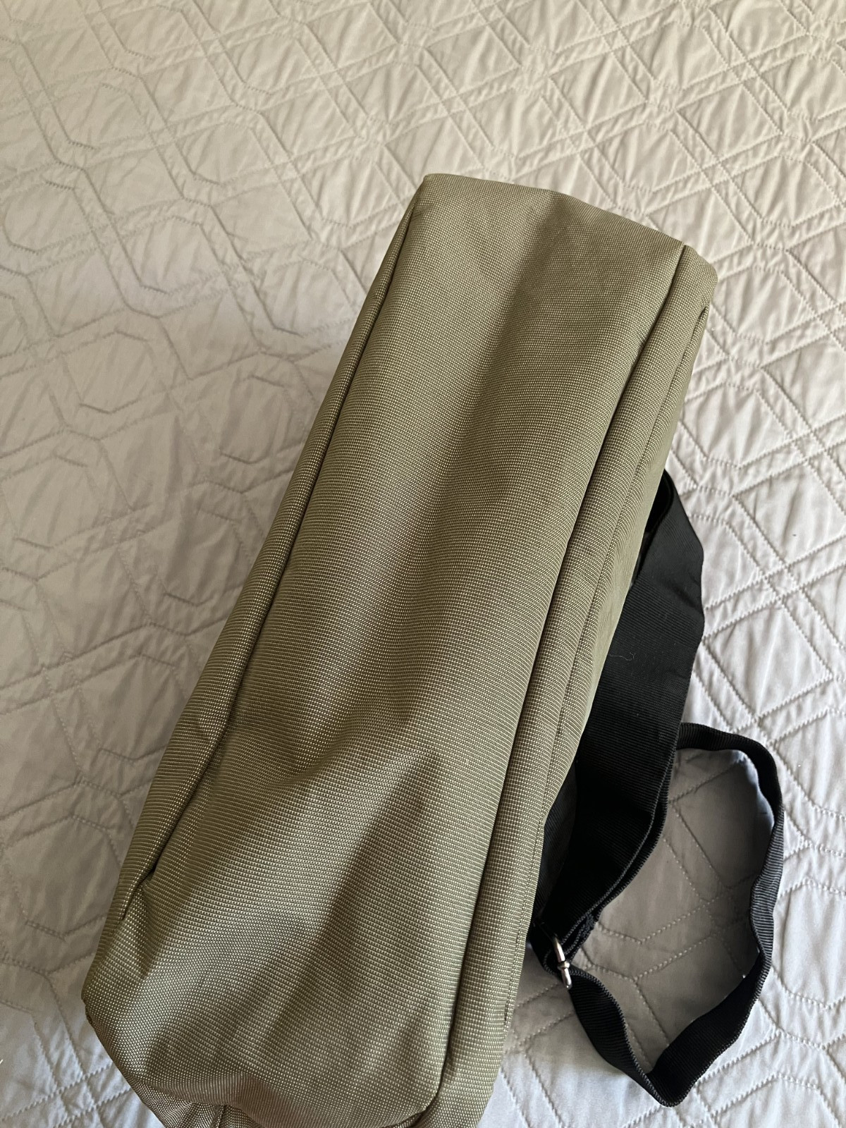 Vintage Nike -Y2K Tech Crossbody Messenger – Athletic Laptop Side Bag – Green