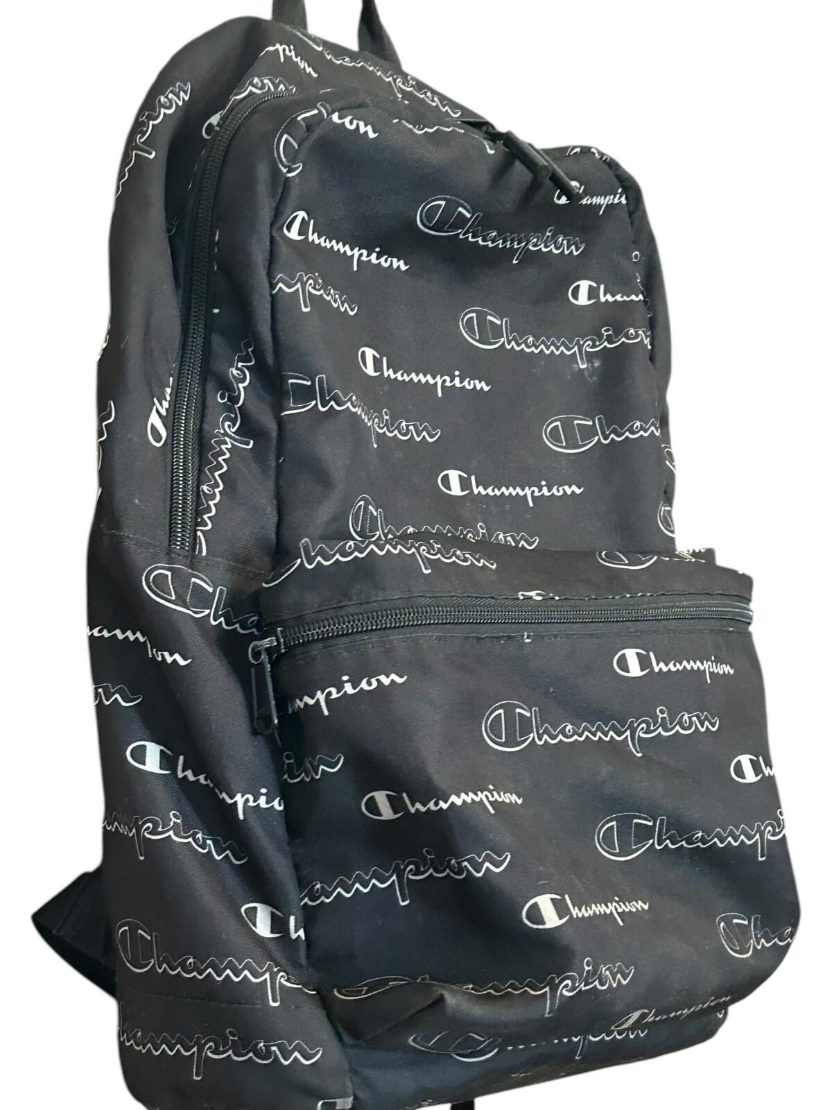 Champion Advocate Backpack, Black Combo, One size – All over logo print