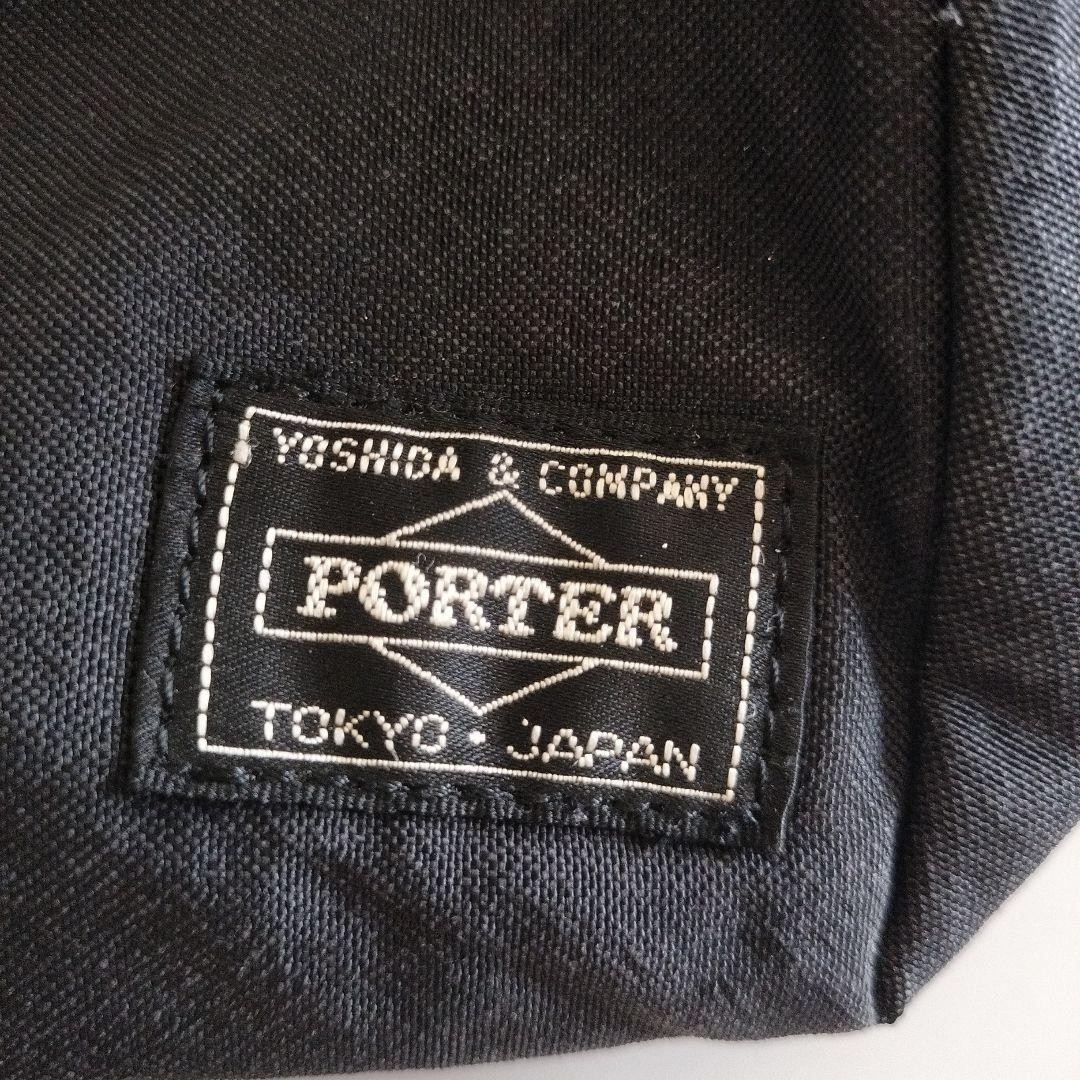 Authentic Porter Yoshida Bag Draft Waist Bag Black 14.5cm x 24.5cm x 6.5cm USED