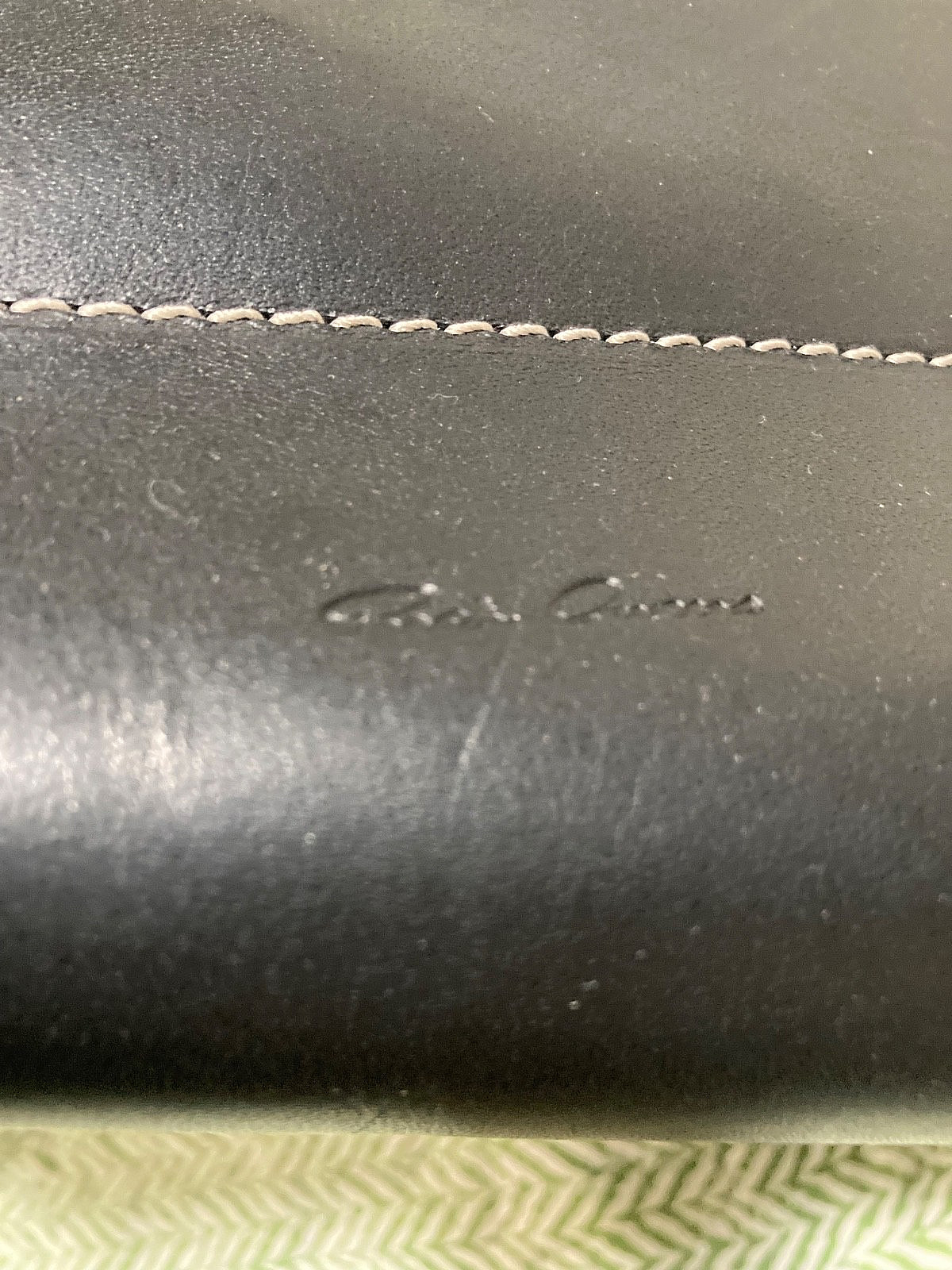 Rick Owens leather tote bag
