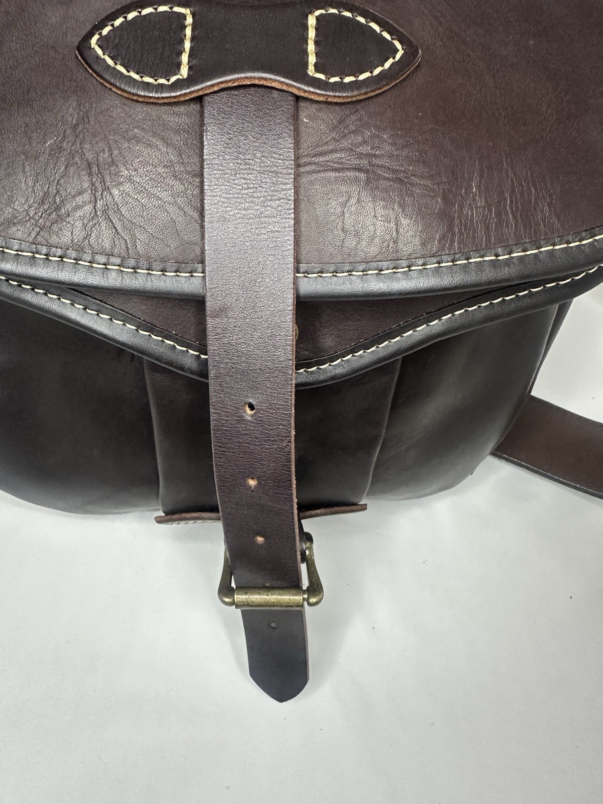 Filson Workshop Weatherproof Leather Small Field Bag Brown Rare USA