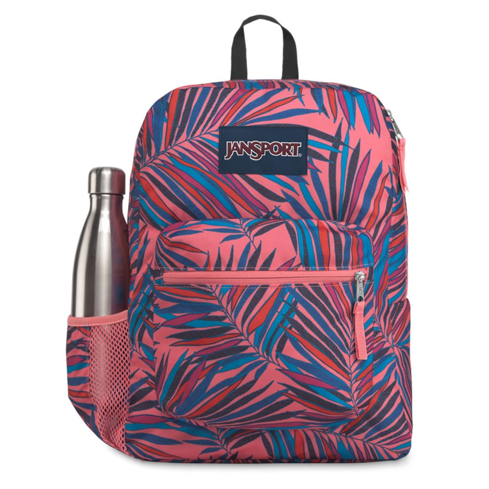 JanSport Cross Town 100% Authentic School Backpack With Front Pocket 13×8.5×17