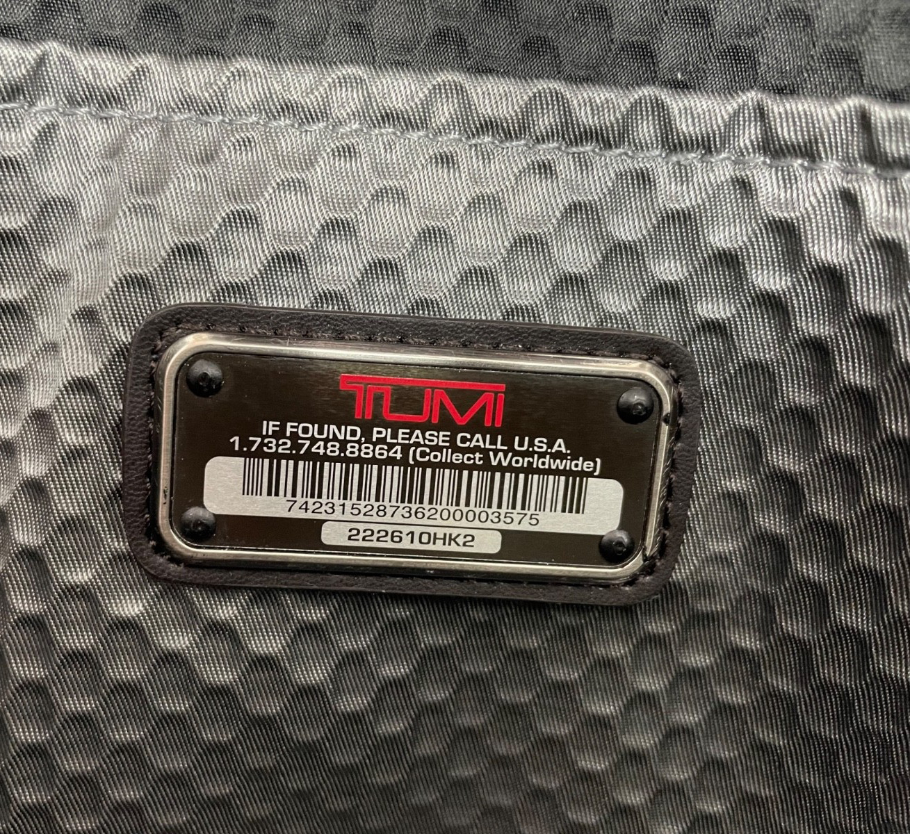 Tumi Alpha Bravo Earle Compact Briefcase Laptop Bag Nylon 222610HK2 MSRP $375