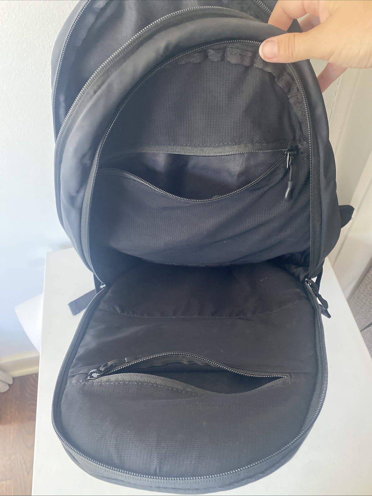 Nike Air Max Bubble Backpack Black Clear Front 17L Premium
