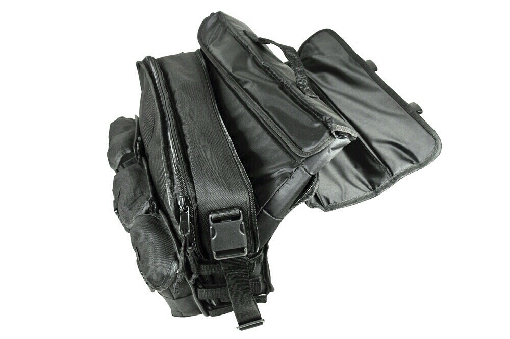 MOLLE Tactical Laptop Field Briefcase Shoulder Bag Heavy Duty – Black