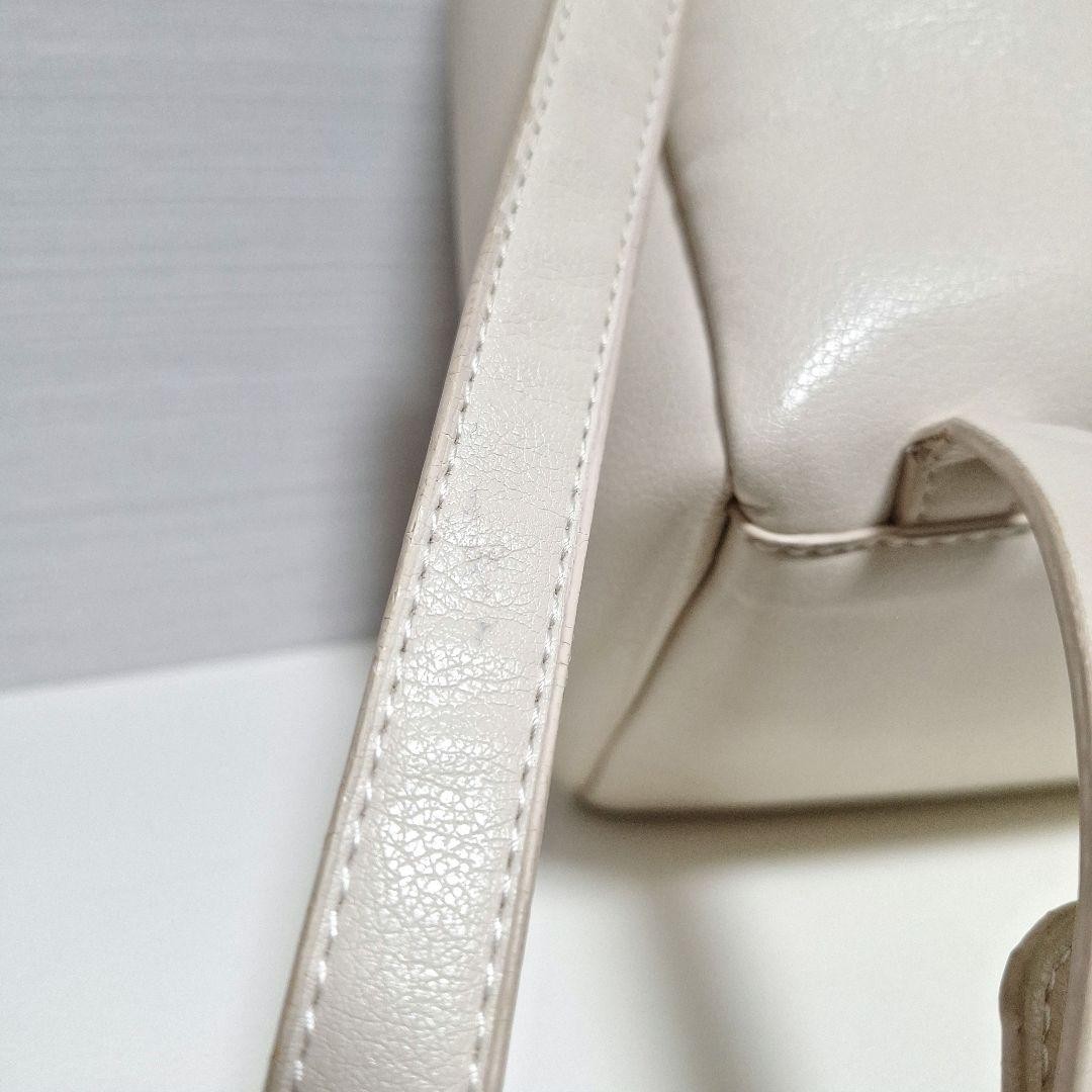 ZARA White Beige Stylish Bag
