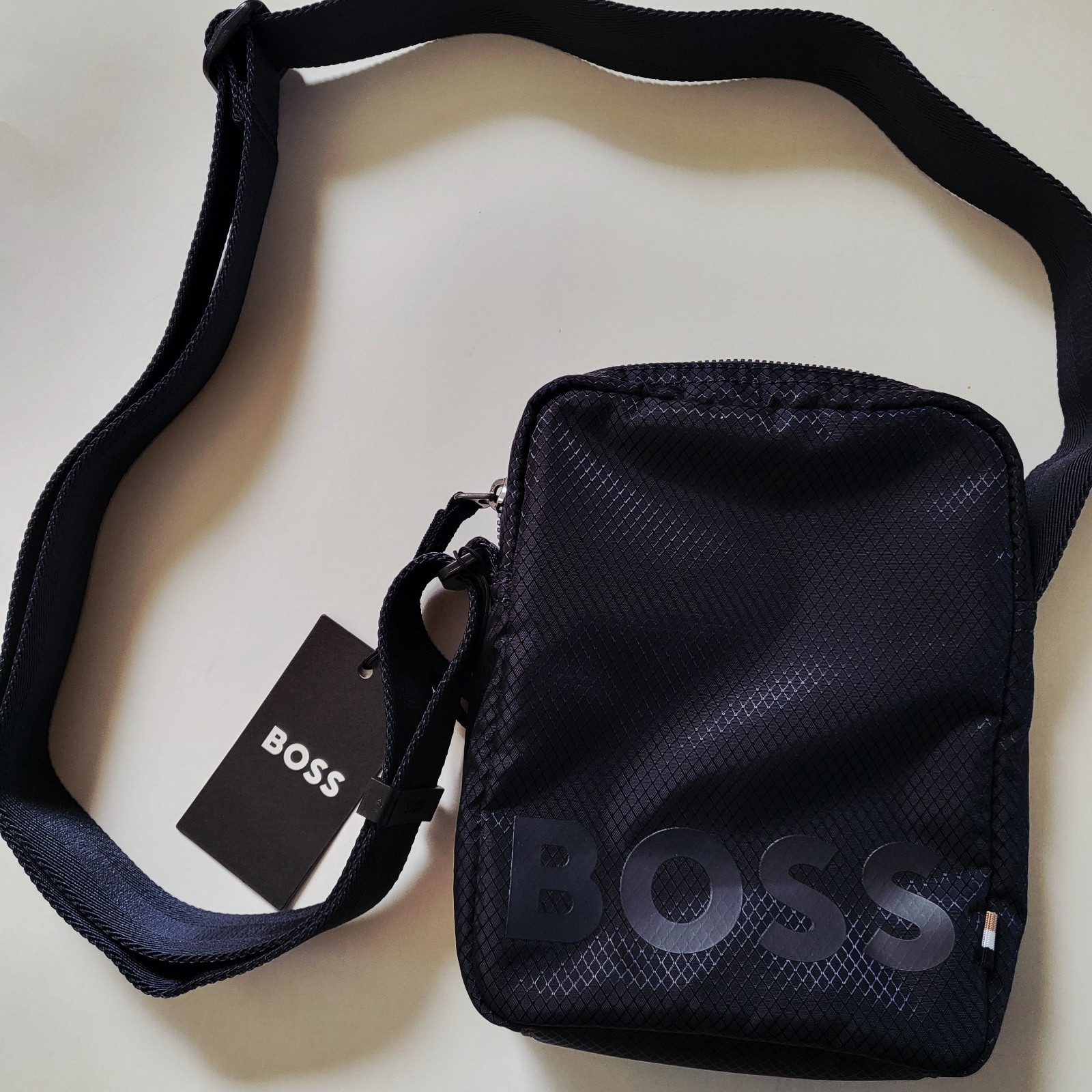 Hugo BOSS crossbody bag Signature Logo Black NWT