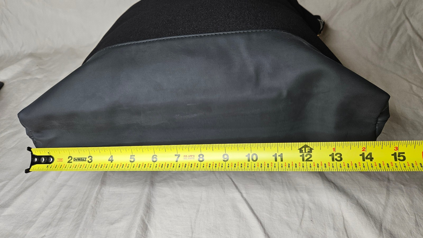 Versace Institutional Messenger Bag Black Canvas Unisex Mens Travel Carry On NEW