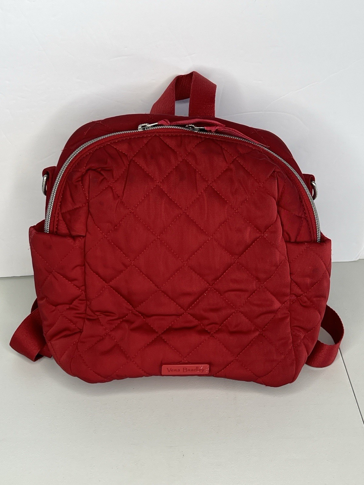 Vera Bradley Women’s Small Backpack Cardinal Red