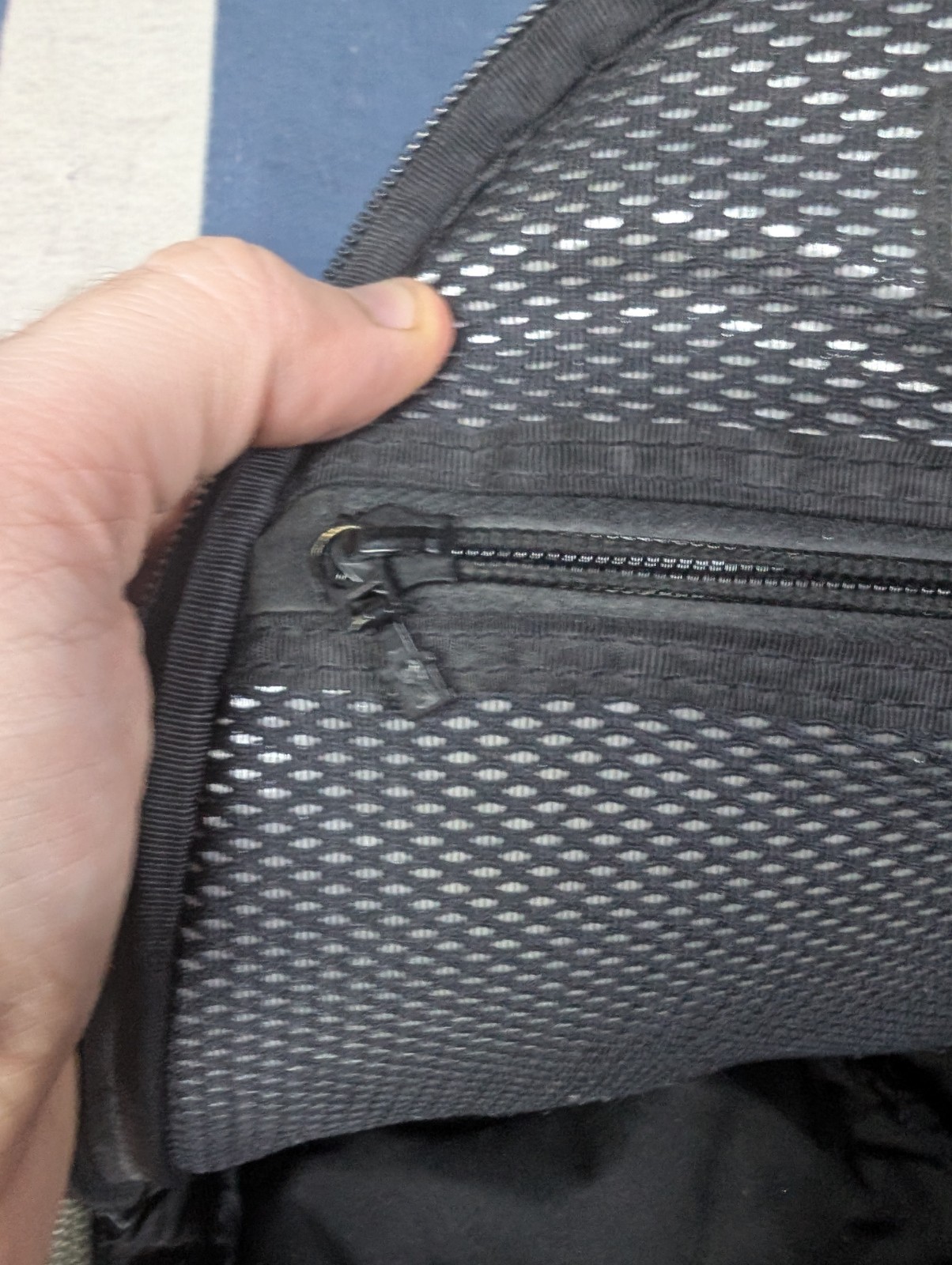 Tumi T2 Tech Backpack 513G Gray Ballistic Nylon & Leather Laptop Bag