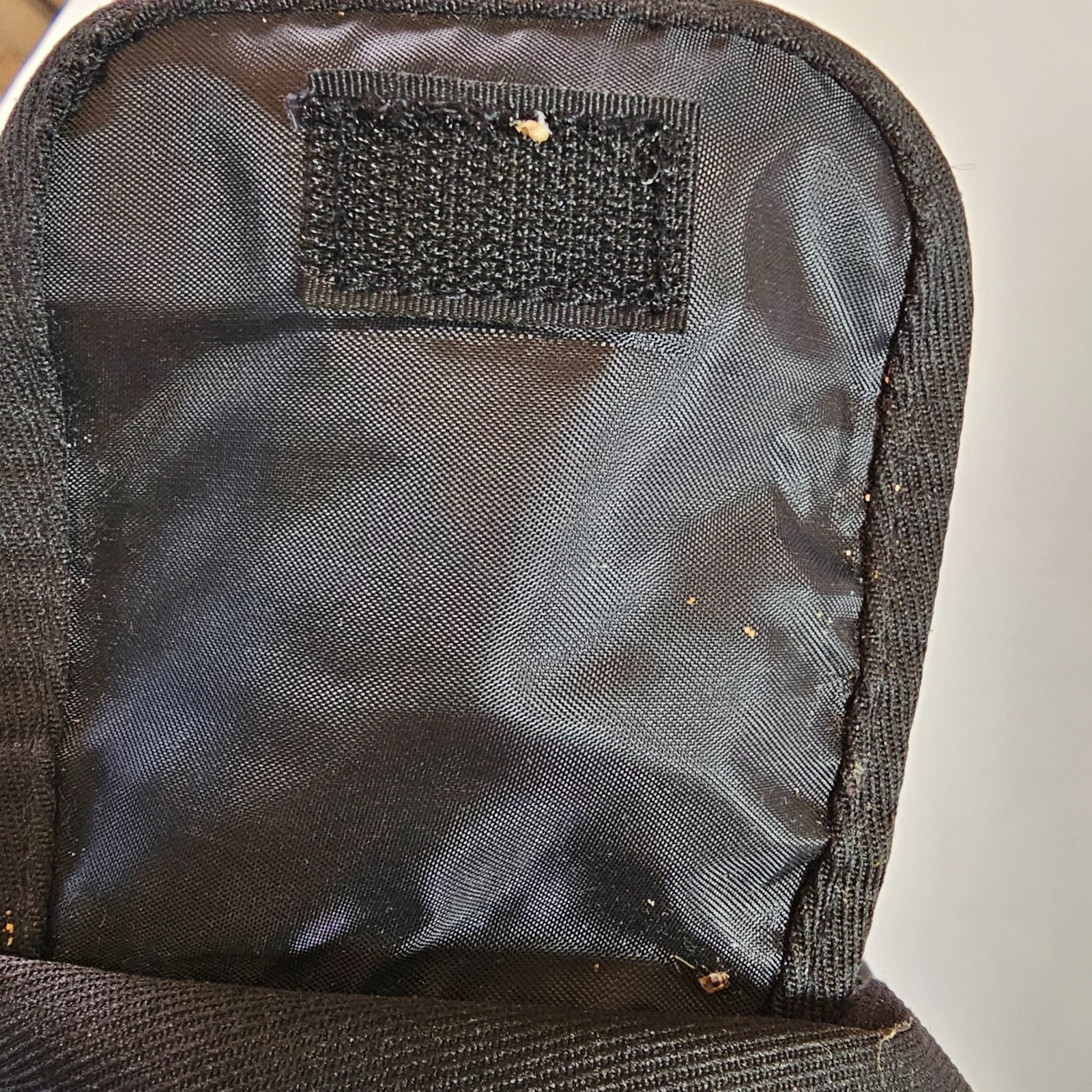 Eastsport Black Utility Pouch Bag Small Crossbody Belt Clip 2 Pocket
