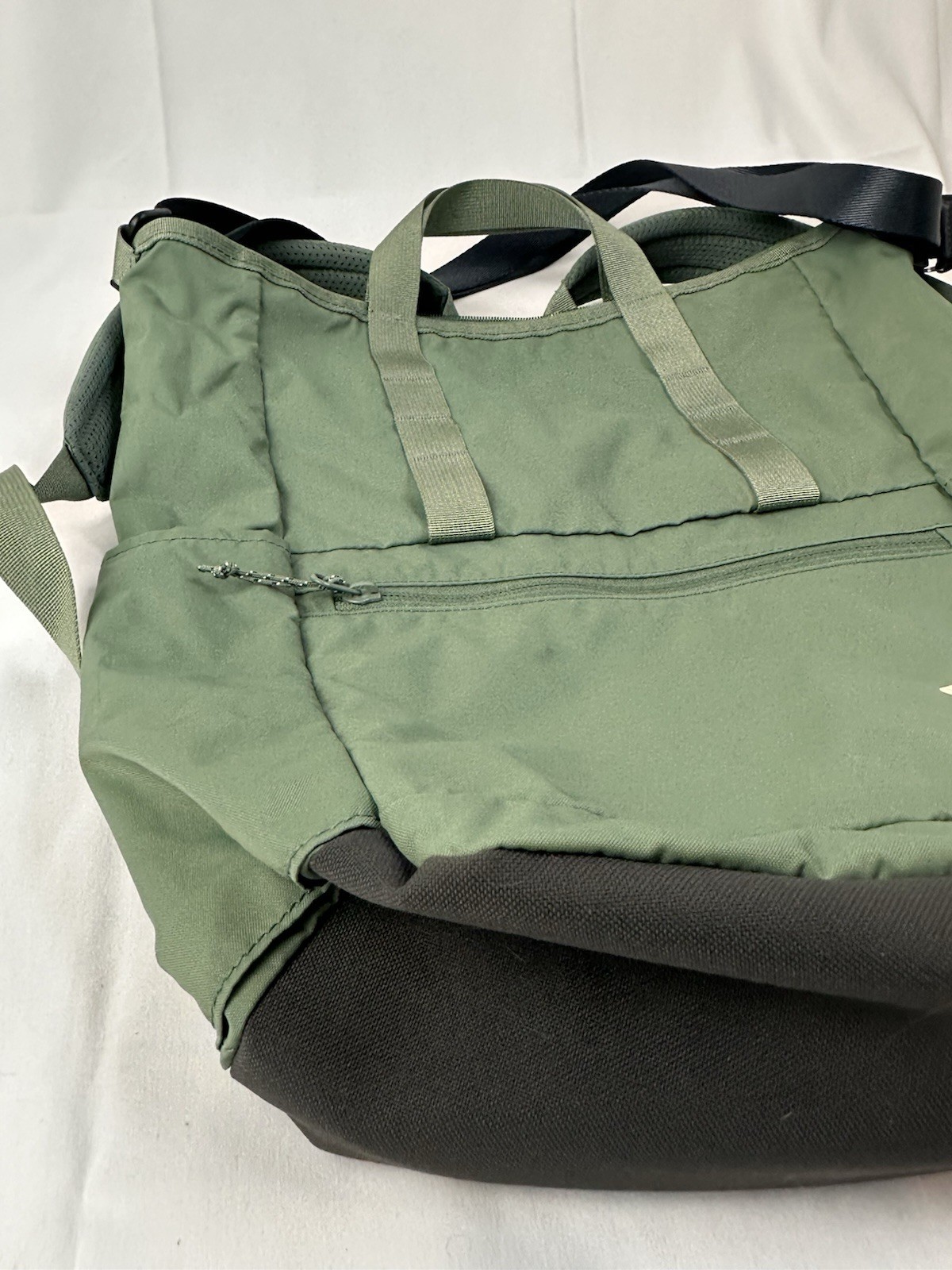 Fjallraven High Coast Tote Pack Backpack Sack Bag Green Nice Pre-Owned
