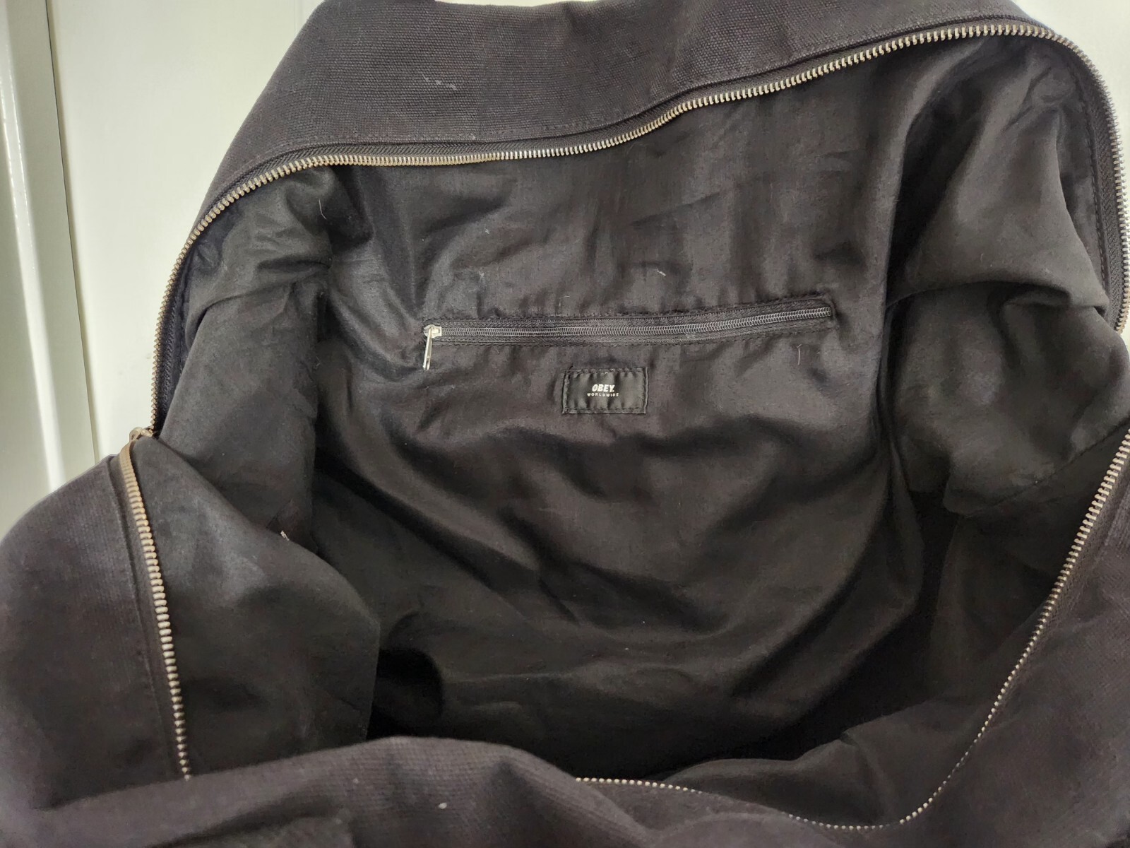 Obey Worldwide Canvas Duffle Bag