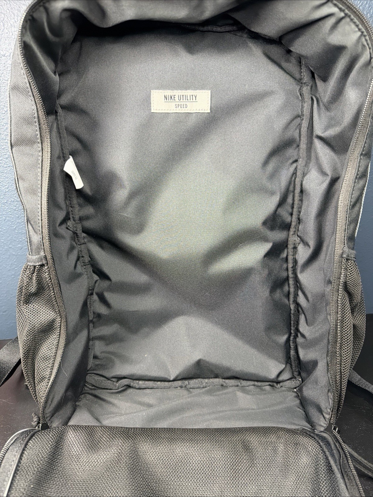 Nike Utility Speed Training Backpack Black Nylon Water Resistant