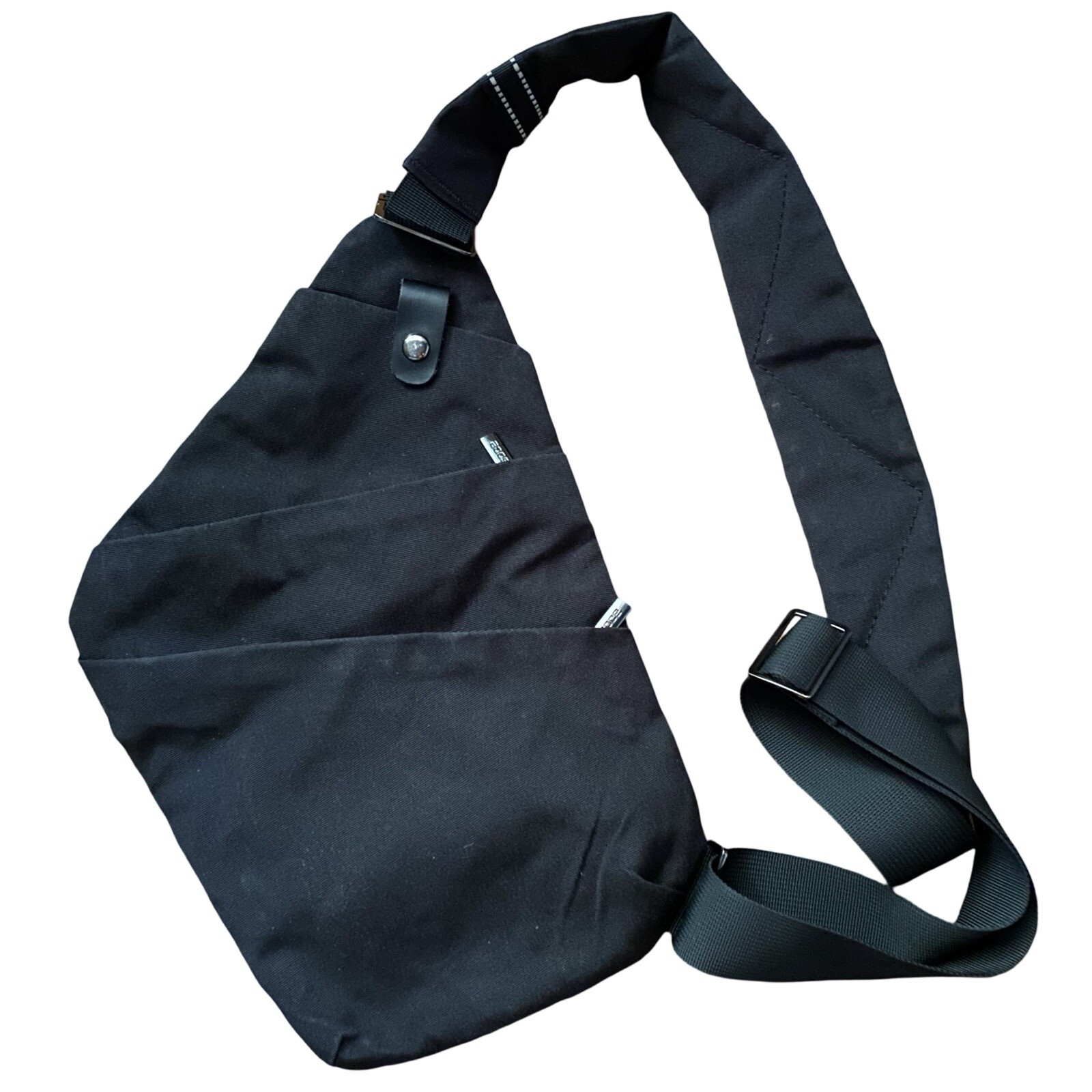 Osoce Travel Crossbody Bag Black Unisex Outdoor Adventure Nylon Waterproof