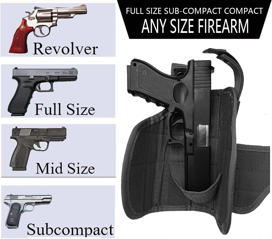 Military Drop Leg Holster Tactical Thigh Pistol Gun Pouch Right Hand Adjustable