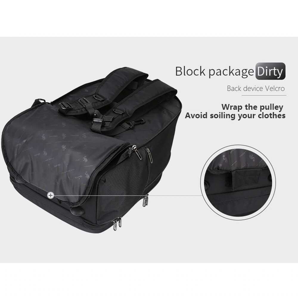 Trolley Bag Men Travel Luggage Backpack Wheels Suitcase Fashion Rucksack Large