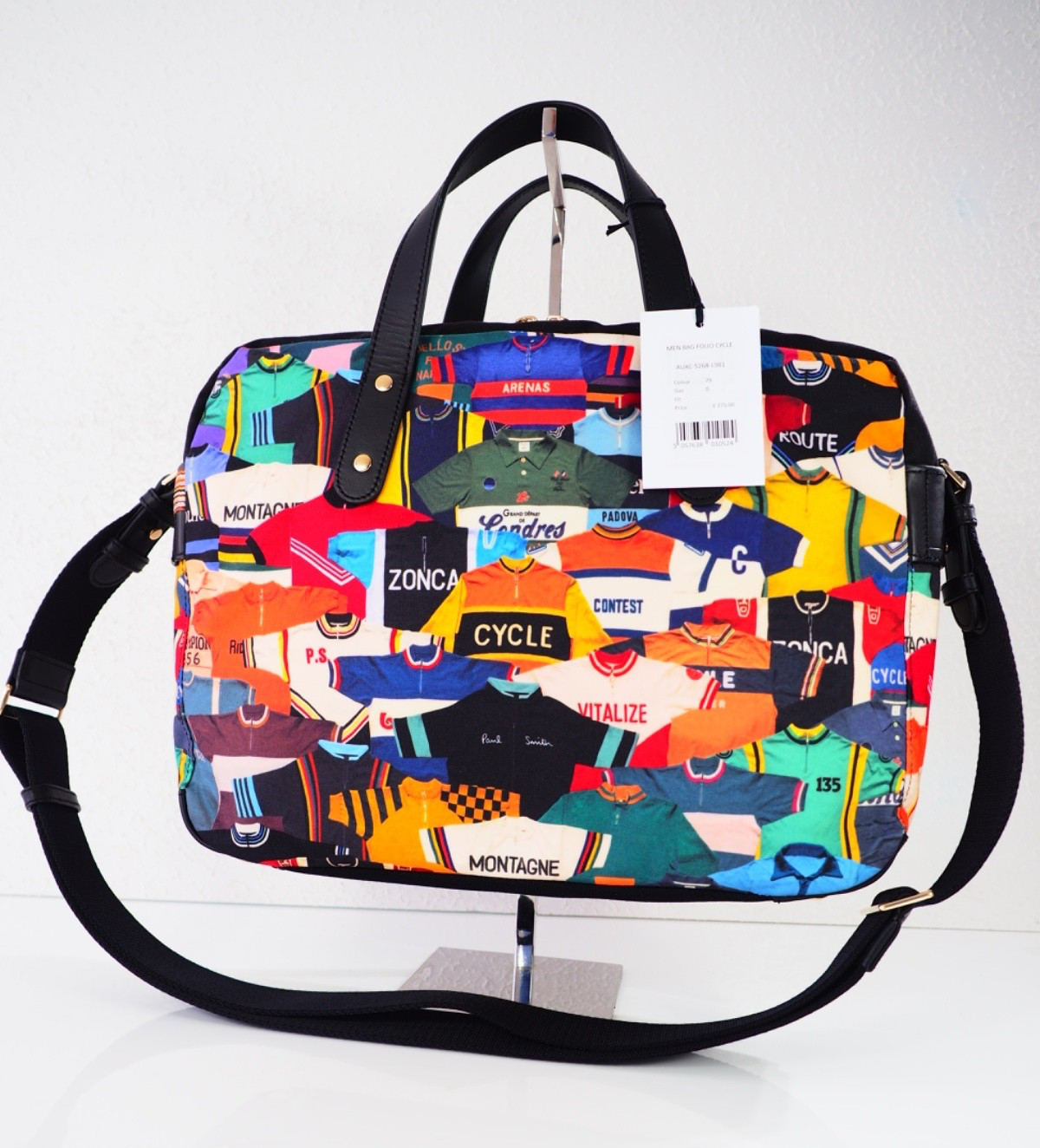 Paul Smith Laptop Bag Messenger Folio Bike Cycle Cycling Jersey NWT RRP £375.00