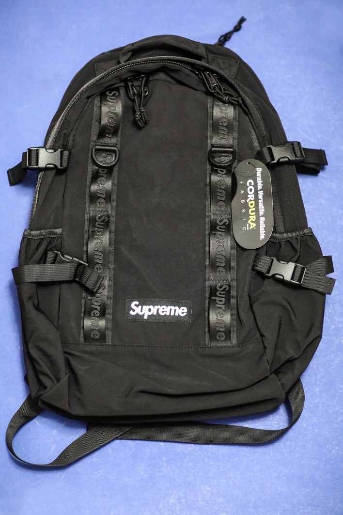Supreme FW20 Black Nylon Backpack NWT