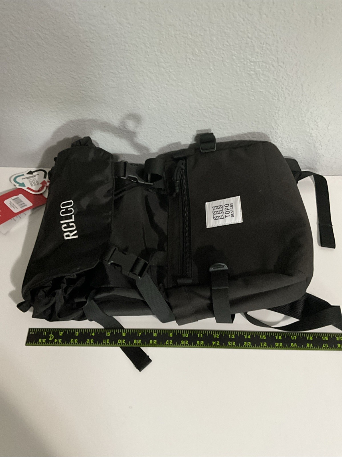 Topo Designs Rover Pack Classic Backpack Black Nwt