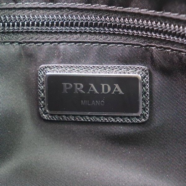 PRADA Tesuto Nylon Belt Bag Triangle Logo Saffiano Leather Mimetico Khaki