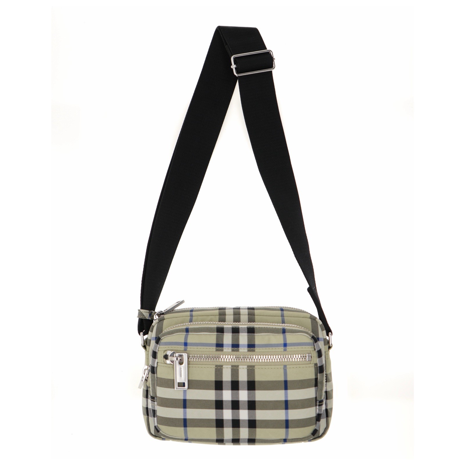 Burberry Warner Camera Crossbody Messenger Bag Lichen IP Check New