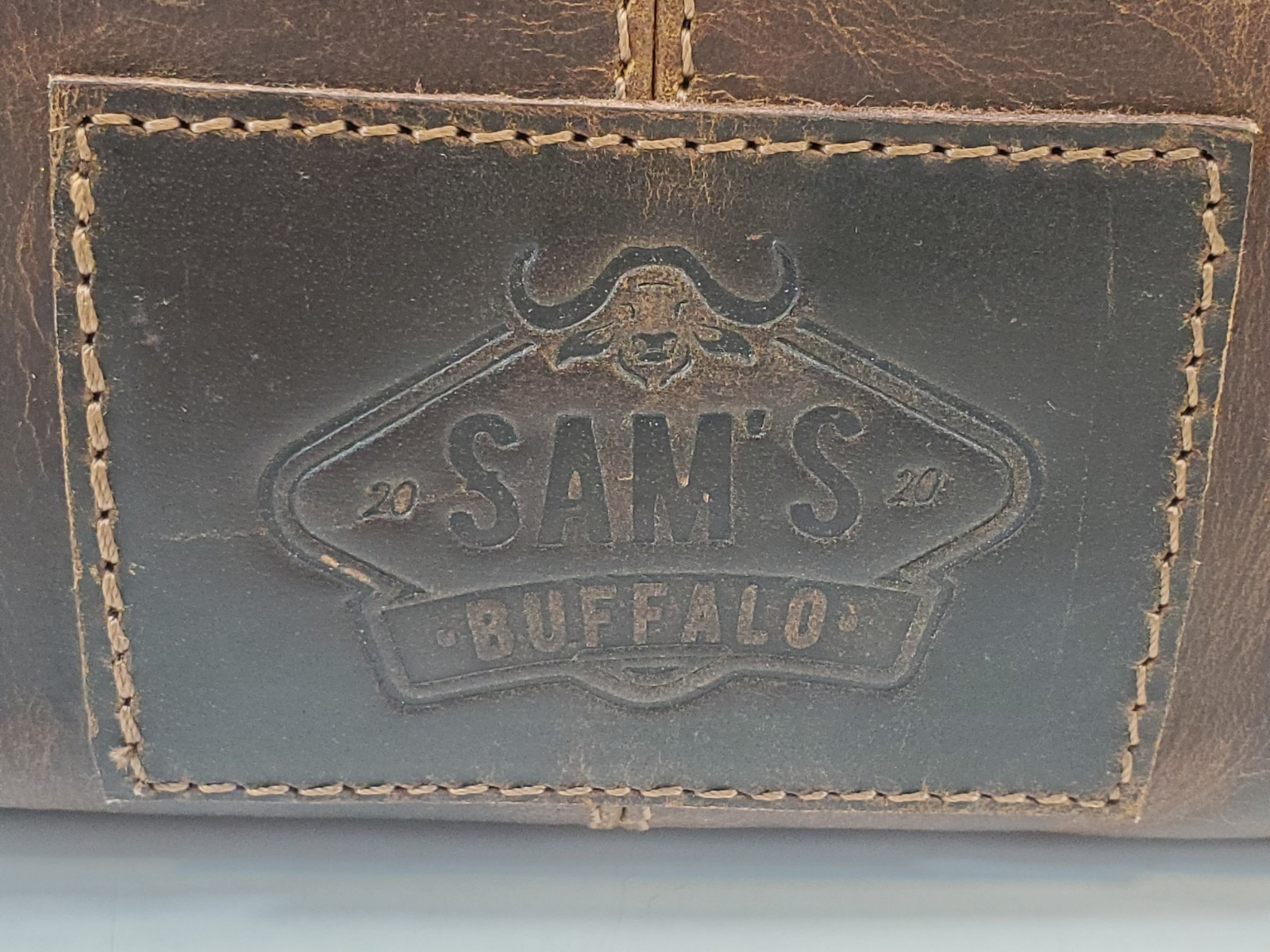 Buffalo Leather Laptop Bag 17″ Business Messenger Briefcase Vintage Look