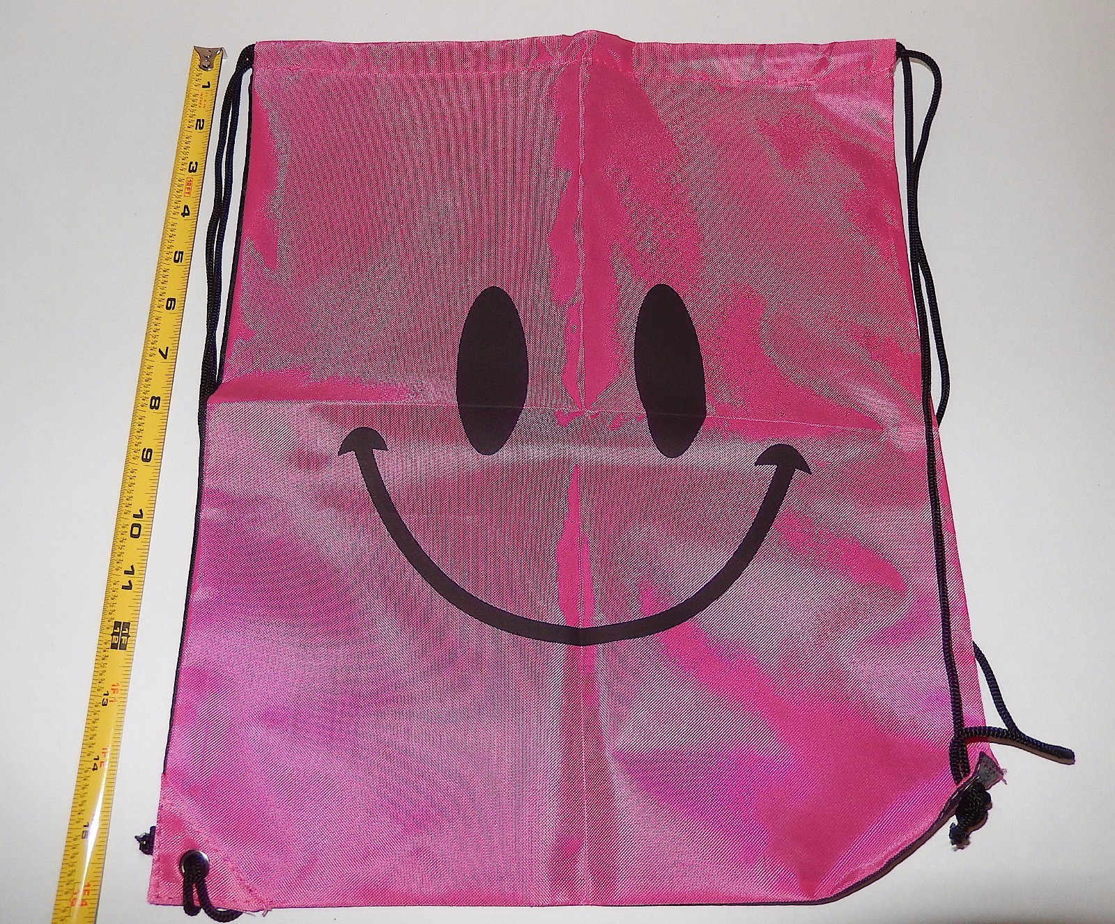 WEHOPS Unisex Swim Sports Drawstring Bags Gym Backpack for Adults and Kids Smile