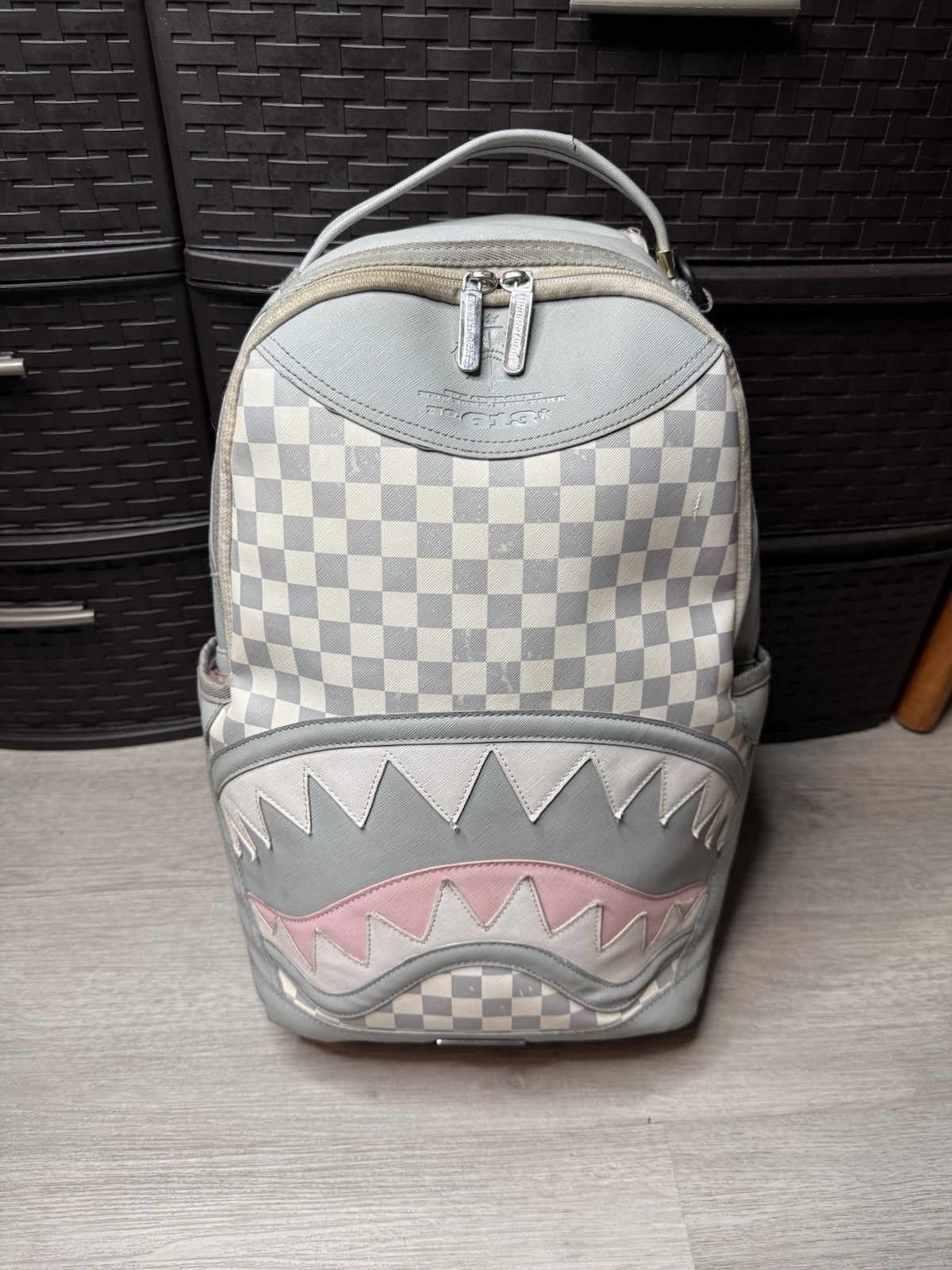 sprayground backpack Pink Checkered Limited Edition