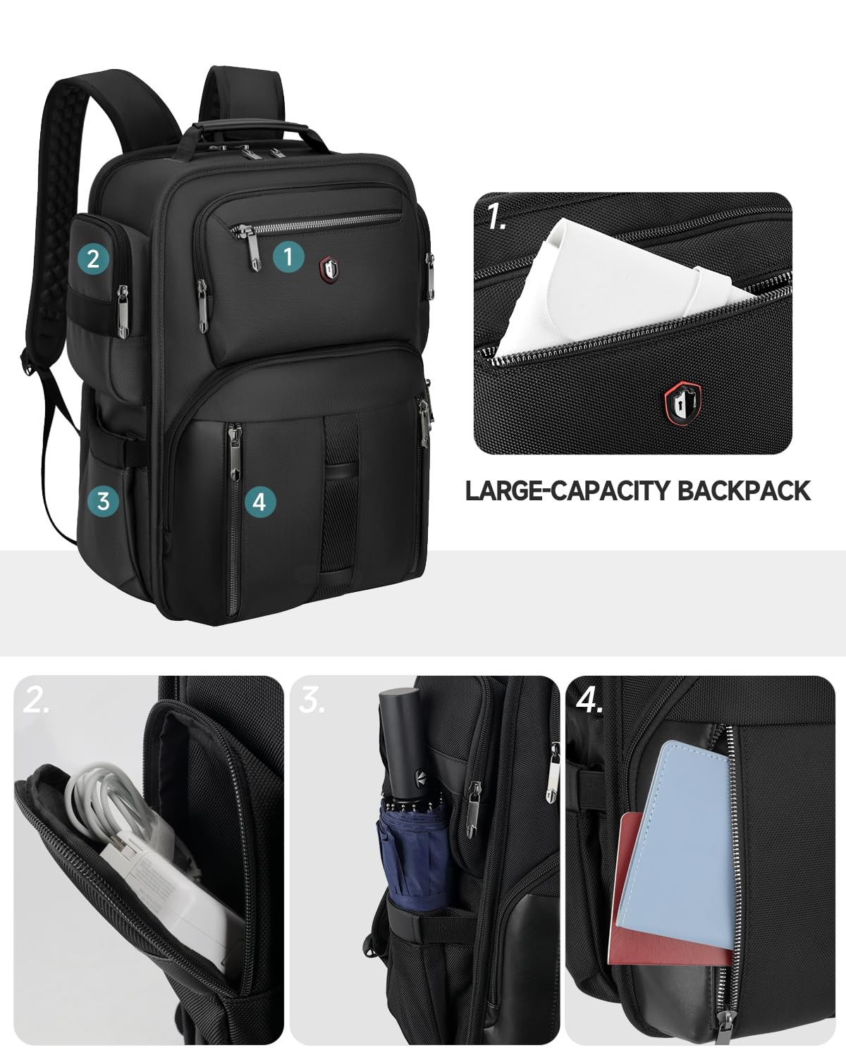 Work Laptop Backpack for Men, 16 Inch Professional Business Tech Backpack wit…