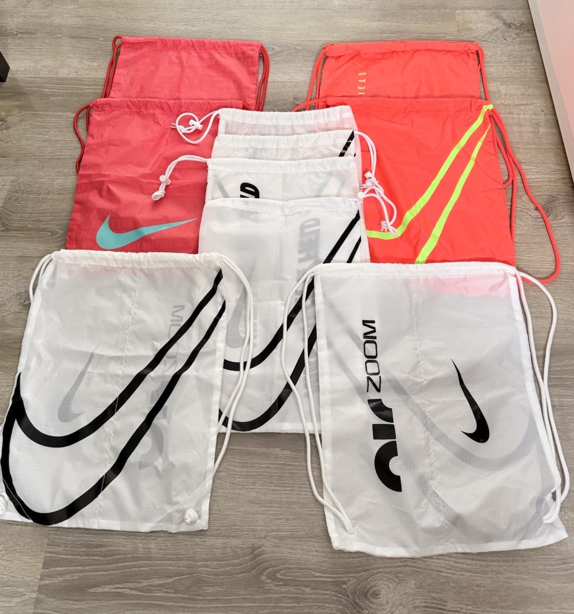 Nike Track And Field And Soccer Shoe Bag Lot Of 10