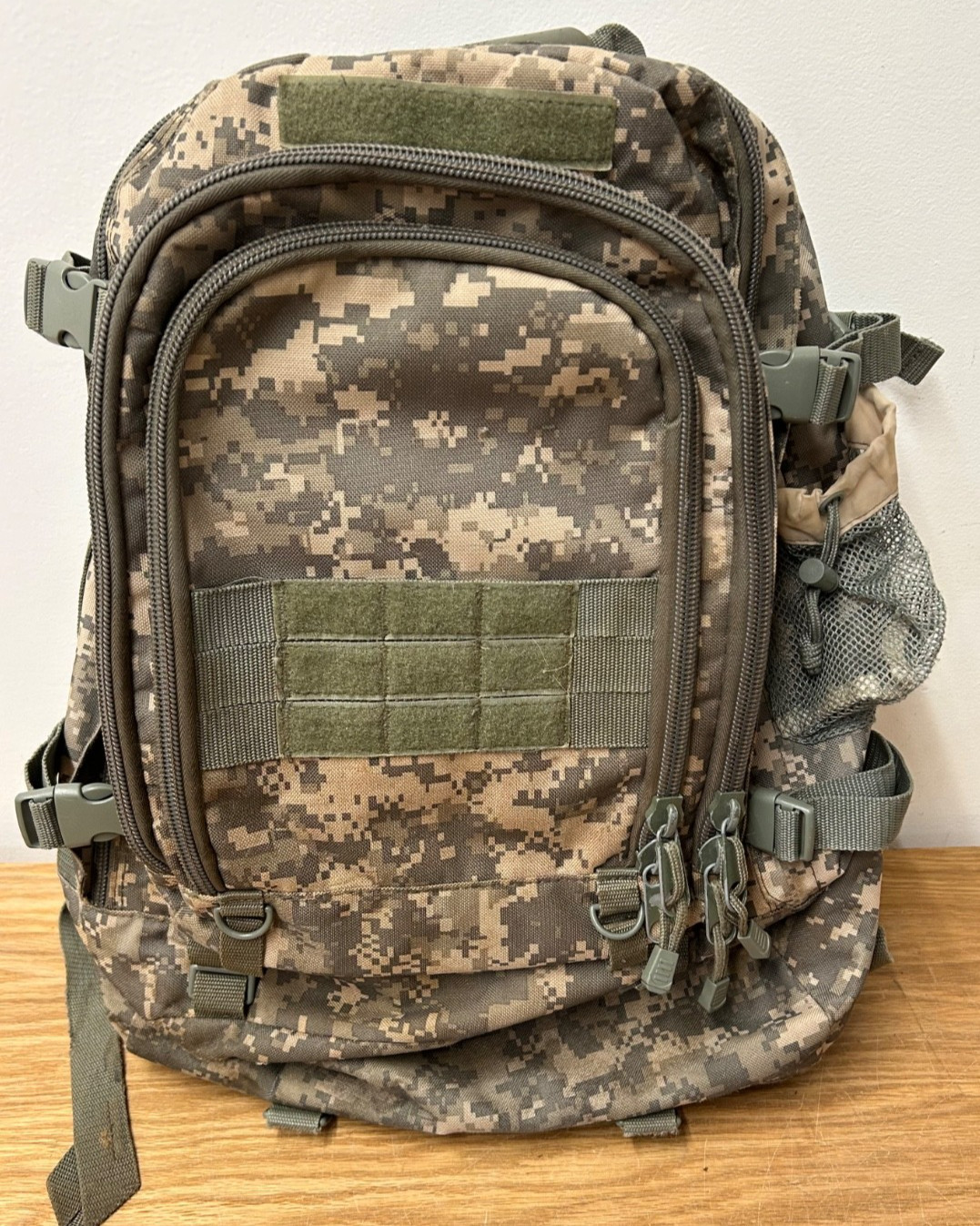 Mercury Camo Code Alpha XL Backpack Luggage Digital Camo Adjustable 20×15″
