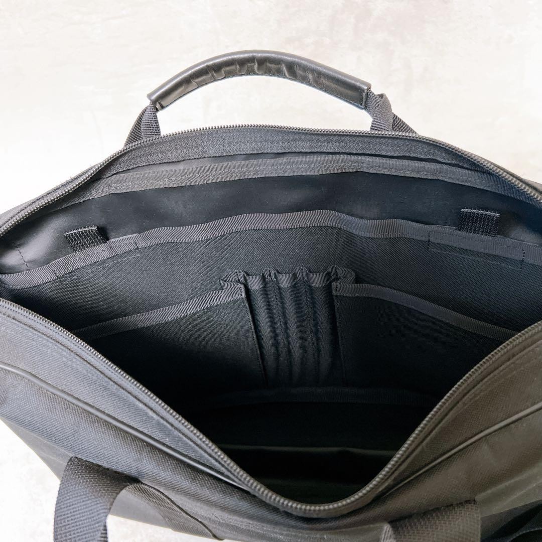 Authentic PORTER CLIP 2-Way Expandable Briefcase Black 41cm Men’s Business Bag