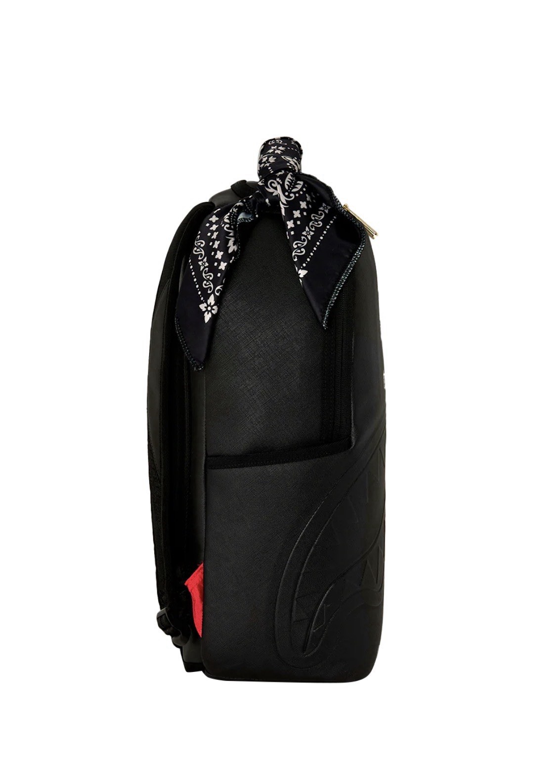 Sprayground Tupac Black Large Backpack Zip Top Handle Pockets Adjustable Straps