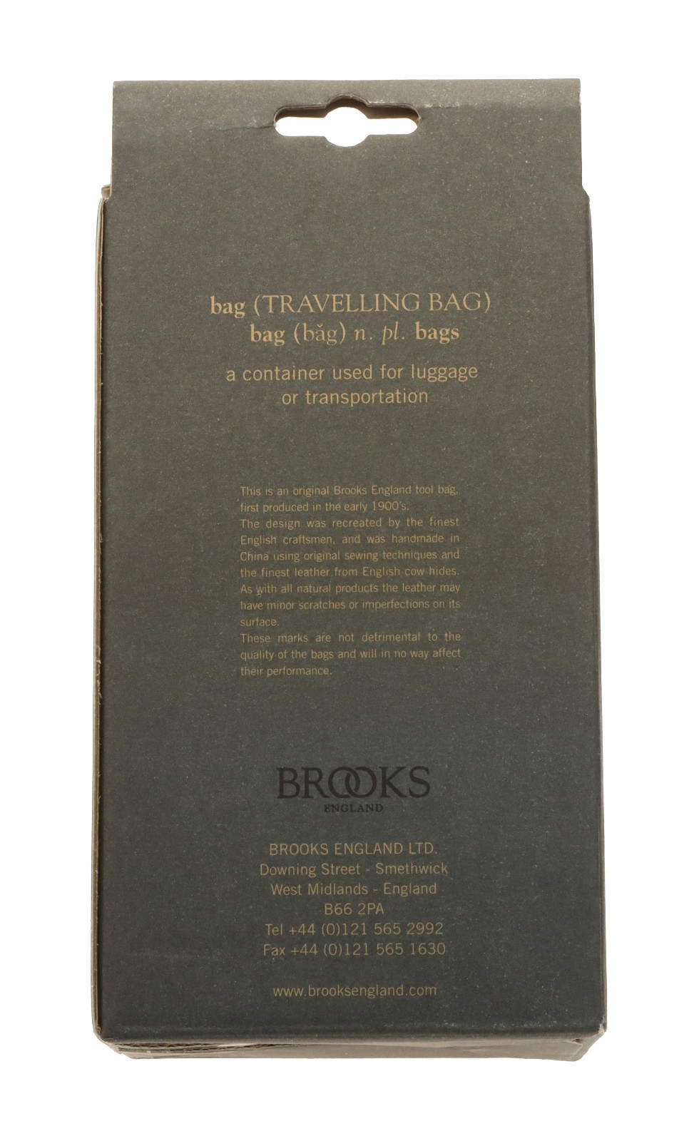Brooks Challenge Saddle Bag 0.5L Brown Leather NEW NOS NIB